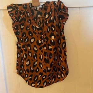Leopard print blouse